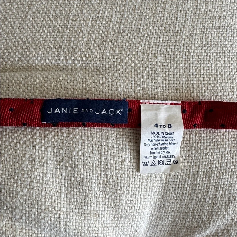 JANIE AND JACK DOT LOGO BOWTIE